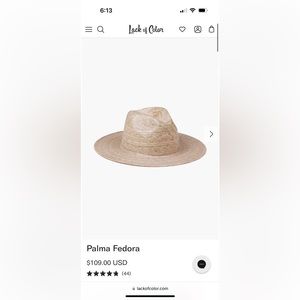 Lack of Color Palma Fedora Hat